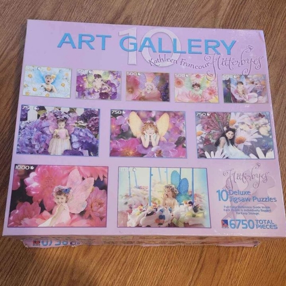 10 puzzle set Kathleen Francour Flitterbyes - Picture 2 of 6